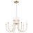  LED 2-Tier Traditional Chandelier with Layered Glass-111187483-111187488-111187491