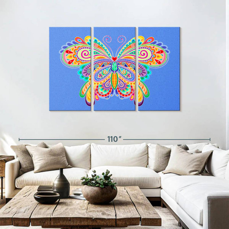 Brampt Mexicana Butterfly, 48" H x 74" W