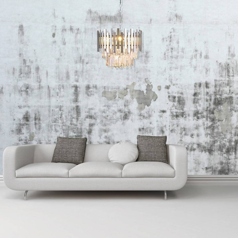 Antrel 6 - Light Crystal Chandelier, Chrome