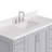 48.25'' Single Bathroom Vanity with Carrara Quartz Top-94668867
