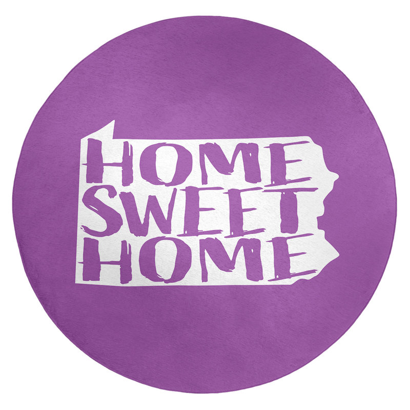 Tapis de poly-chenille en poly-sucrerie home, Rond 5 pi