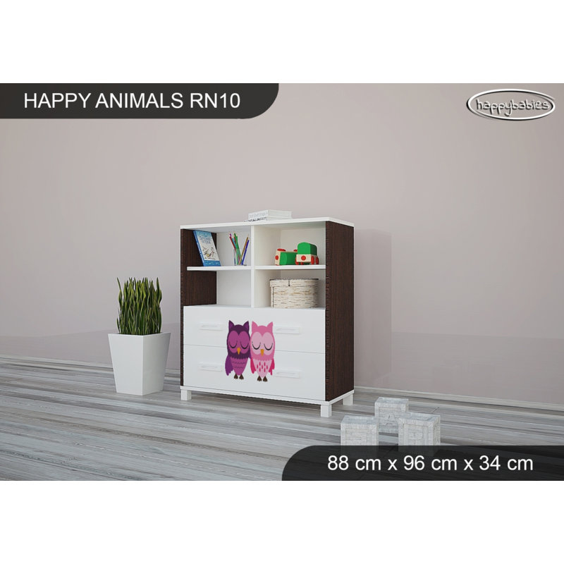 88cm W Kids Cube, Chestnut