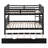 Full Bunk Bed with Twin Size Trundle and Ladder-380249959