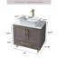 Ensemble de meuble-lavabo simple 30 po gris
