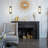 16" Dimmable LED Modern Wall Mounted Sconce With Natural Spanish Marble Shade 5 Colors Adjustable (Set Of 2)-1435903098