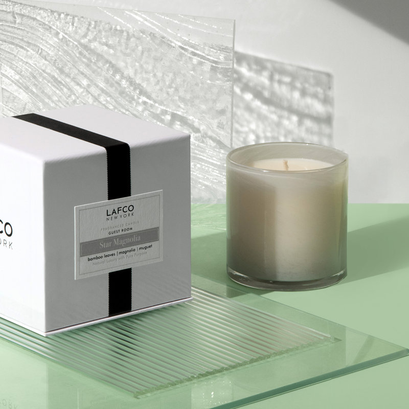 Star Magnolia Scented Jar Candle, 4" H x 4" W x 4" D