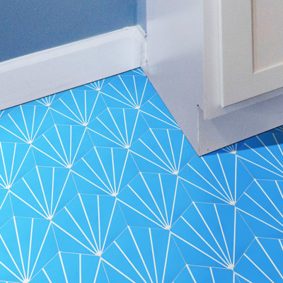 Menara 8" x 9" Cement Patterned Wall & Floor Tile