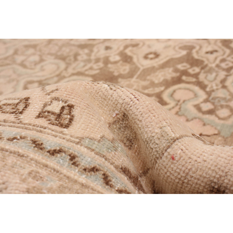 Tapis unique en laine de 9 pi 9 po x 11 pi 11 po Wandalene