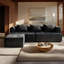 Canapé-lit modulaire en L Chenille-1000914448