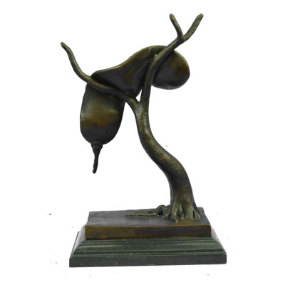 Sculpture abstraite art moderne en bronze par Salvador Dali