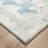 Abstract Machine Woven Area Rug in Blue/Gray-1441081958