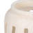 Decorative Round Lantern Hurricane With Vertical Open Slats - Modern Decorative Candle Holder For Tabletop Styling And Inspired Display - 8", White