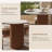 Maxsony 78.74" Mid Century Dining Table with Glossy Stone Tabletop, Rectangular Kitchen Table with Solid Wood Double Pedestal for 8-588411779-586655969