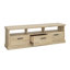 Wood Credenza For Tvs Up To 70" With Storage Cubbies, Brown