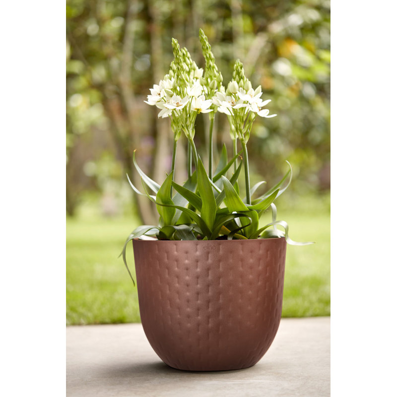Plant Pot, Rusty Brown, 24.3 x 29.5 x 29.5