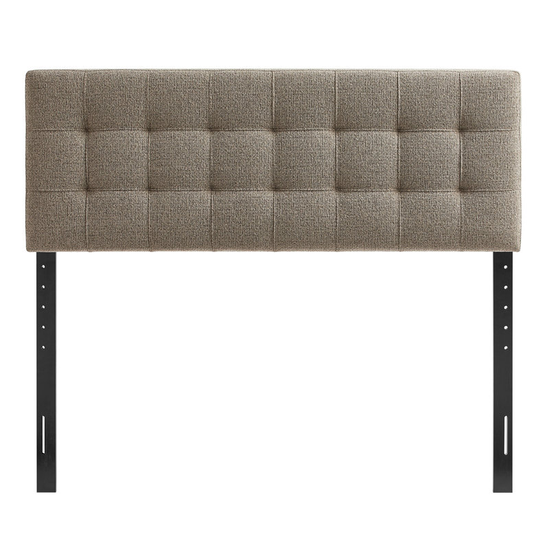 Tête de lit tapissier Peyton, Grand lit, Taupe