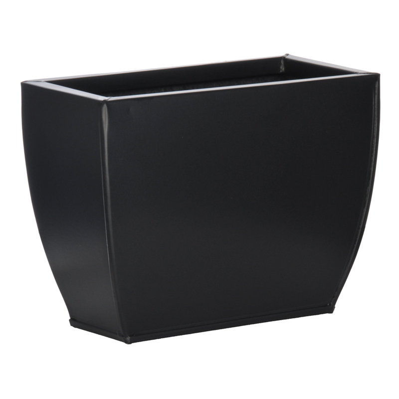 Metal Table Vase, Matte Black