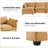 Redenius 4-Piece 112'' Upholstered L-Shape Sectional-1169641726