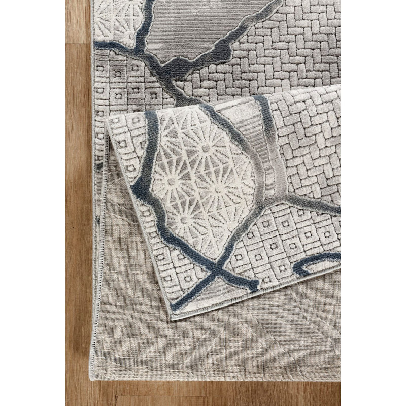 Geometrix  Area Rug, Runner 2'7" x 9'10"