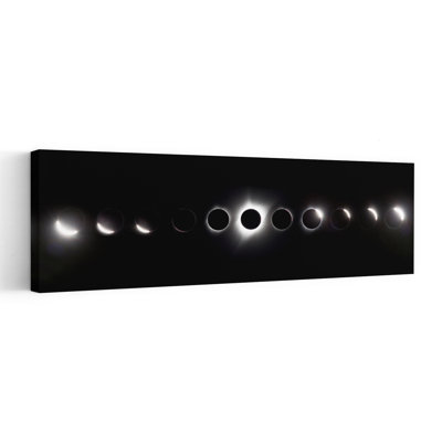 «Total Solar Eclipse Sequence», art dramatique abstrait contemporain, paysage, art mural