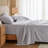4-Piece Queen 100% Cotton Printed Sheet Set,Snowflake