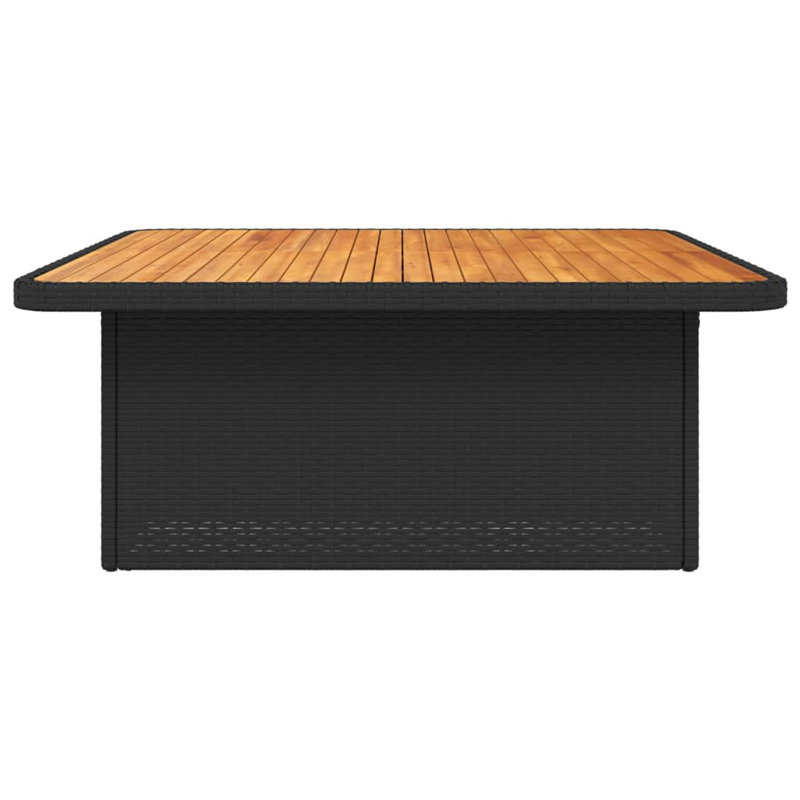 Englewood Square Metal Outdoor Coffee Table , cm W cm D, Black, 71cm H x 110cm W x 110cm L