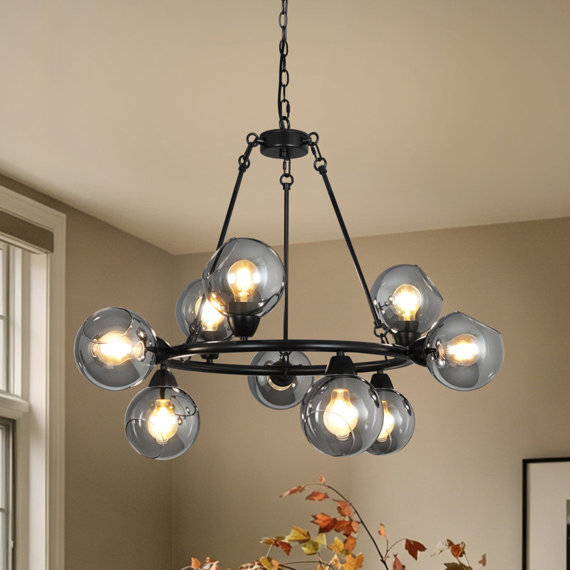 Lustre moderne 9 lumières Spoutnik