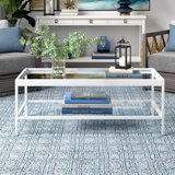 Alexis Glass Top Coffee Table