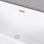 Kingston Brass Aqua Eden 59-Inch Acrylic Oval Double Ended Freestanding Tub With Drain-104561552
