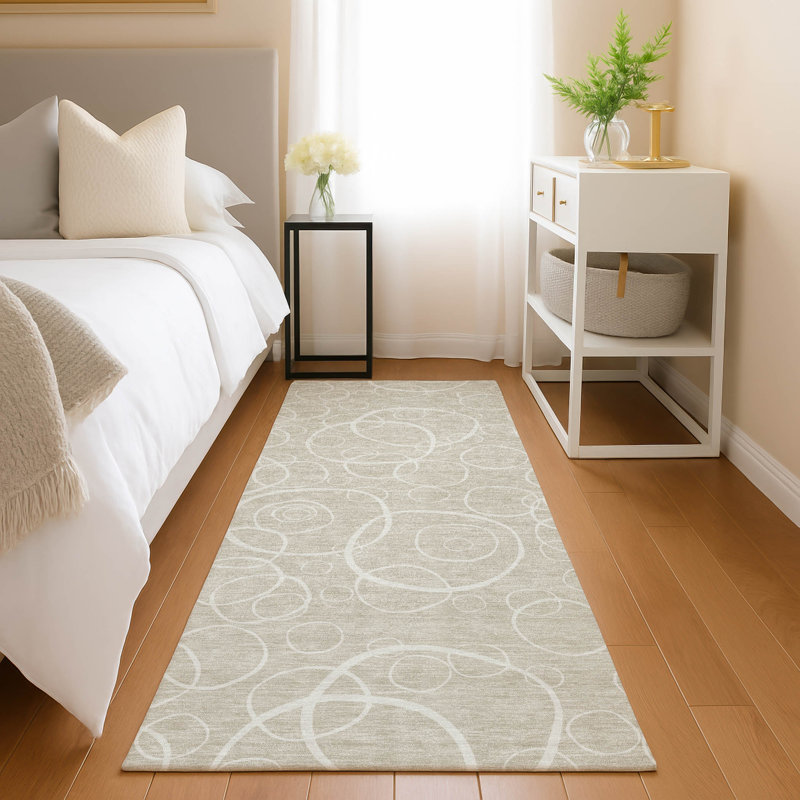 Machine Washable Indoor/Outdoor Orville ACN2407 Geometric Rug, Runner 2'3" x 7'6"