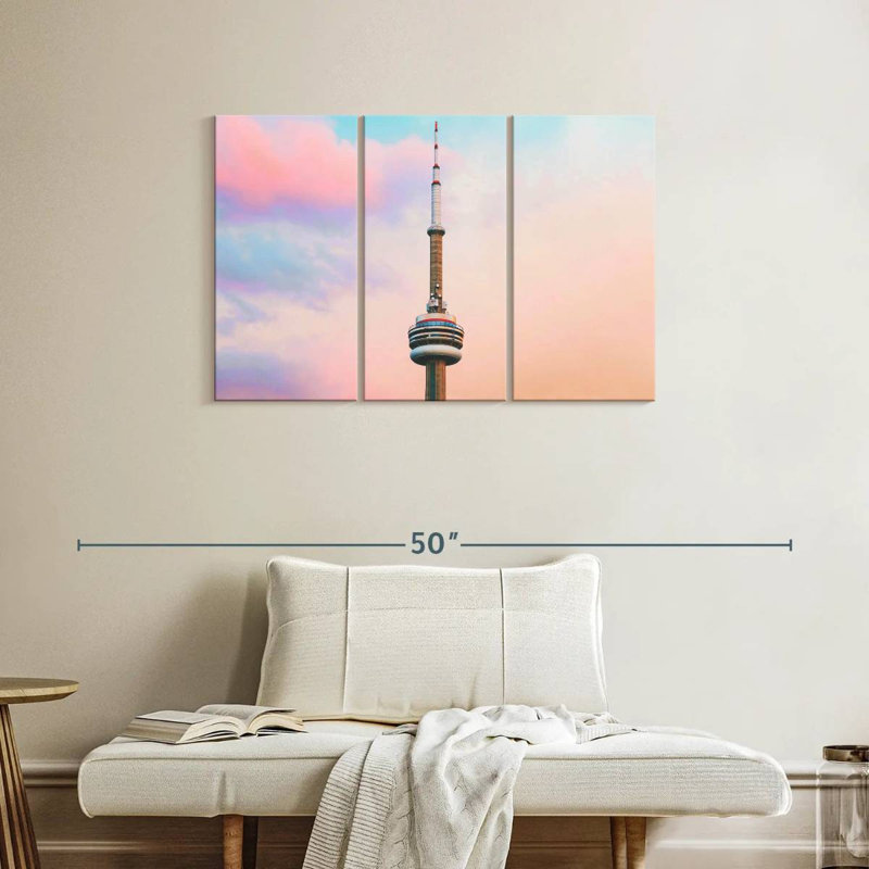Lilie CN Tower, 24" H x 38" W