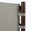 Ensemble de cadre de lit grand moderne avec 2 tables de chevet, lit plateforme en bois gris clair avec tête de lit et tables de chevet assorties pour la chambre à coucher-108928260-108928263