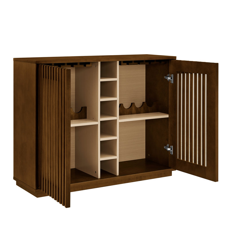Armoire à boissons Mid-Century, Noyer