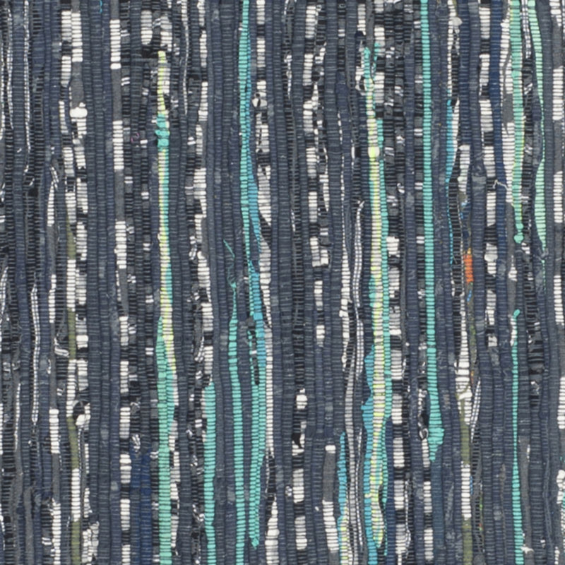 Feliciano Rag Rug Hand Woven Cotton Abstract Rug, Rectangle 11' x 15'