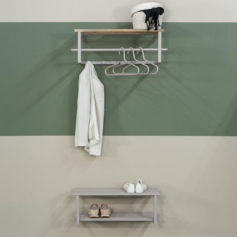 Marco Steel Wall 5 - Hook Wall Mounted Coat Rack
