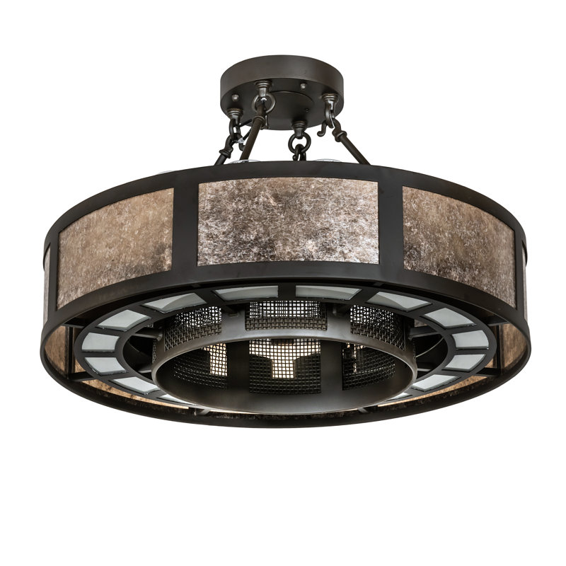 Smythe 16 - Light LED Semi Flush Mount