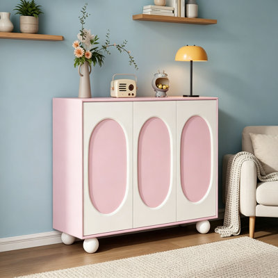 Commode décorative de style crème française