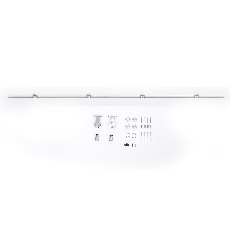 Ensemble de quincaillerie pour porte de grange coulissante simple standard