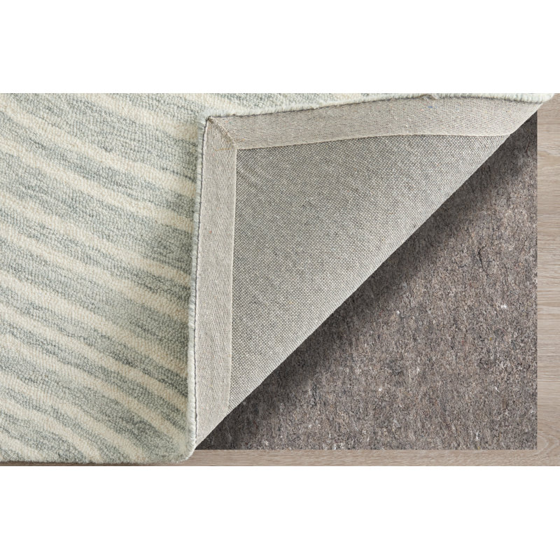 Wallace Modern Abstract Gray Area Rug, Rectangle 5' x 8'