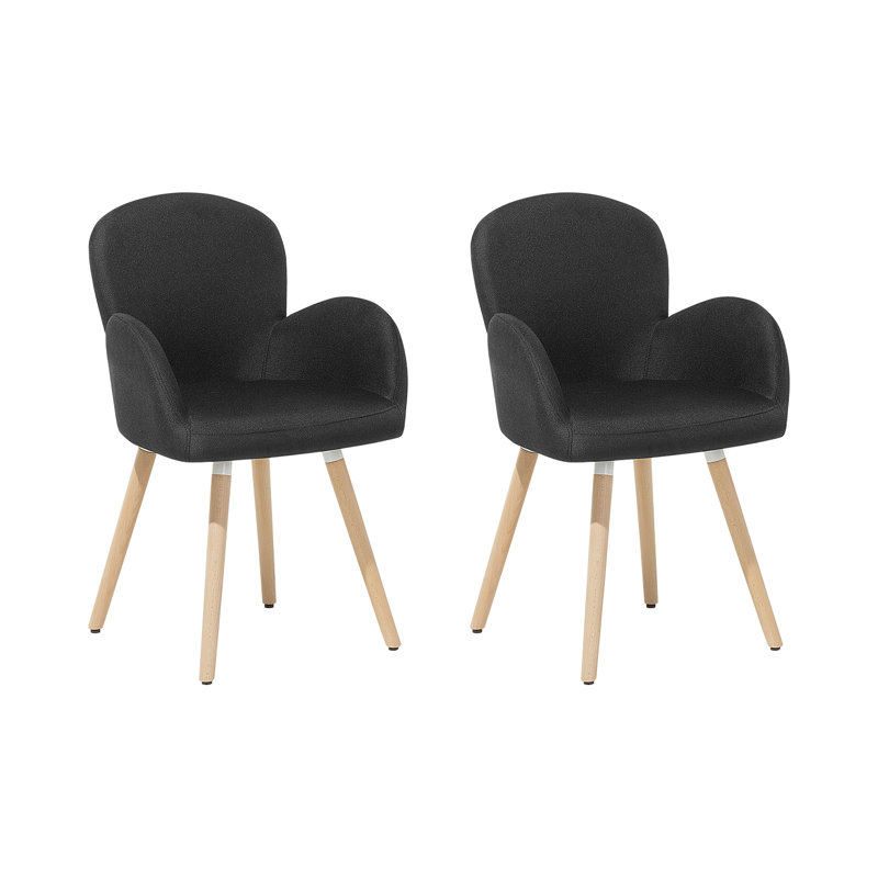 Deckland Upholstered Dining Chair, Black