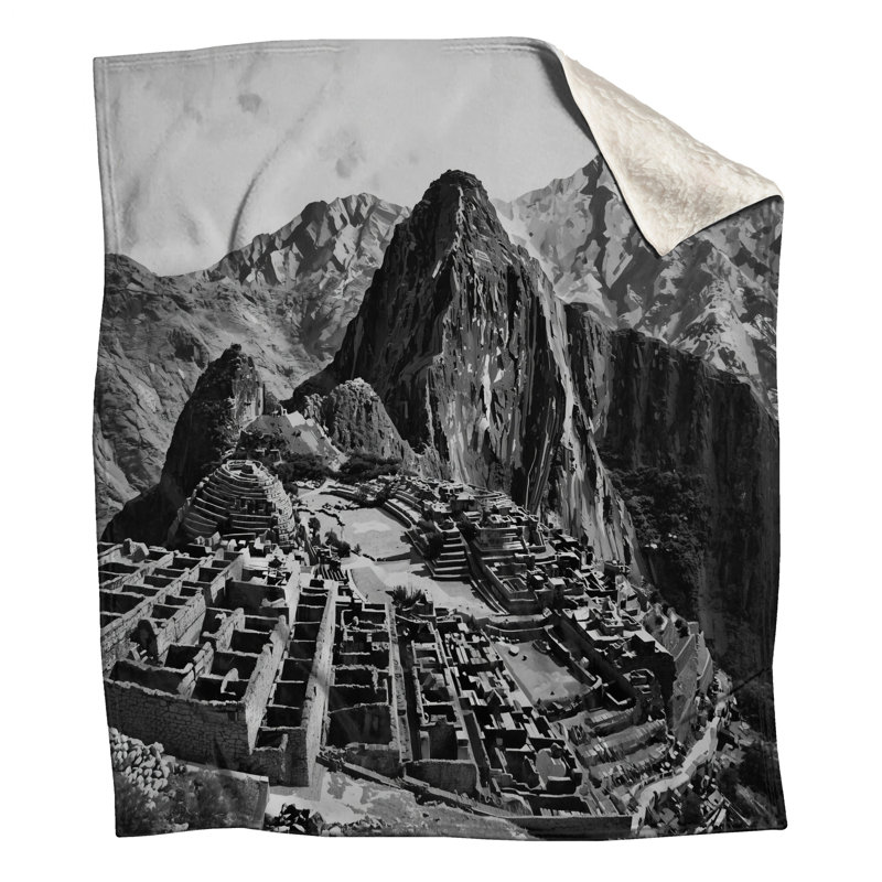 Couvertures Machu Picchu Ruins, L 60 po x H 80 po