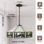 Lampe suspendue de 20 po de style Tiffany, style rustique antique pour le couloir de la salle à manger comptoir d'îlot de cuisine