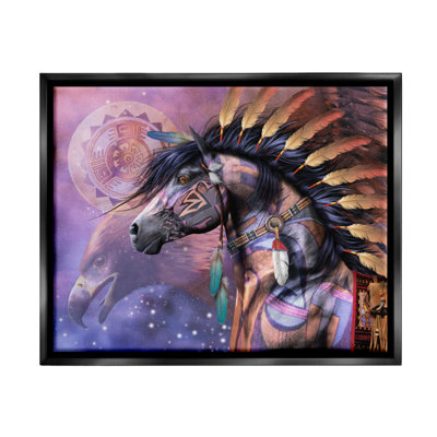 Shaman Native Horse, reproduction d'art sur toile