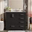 Meuble-lavabo traditionnel exquis avec lavabo en céramique et beaucoup de rangement-718386568