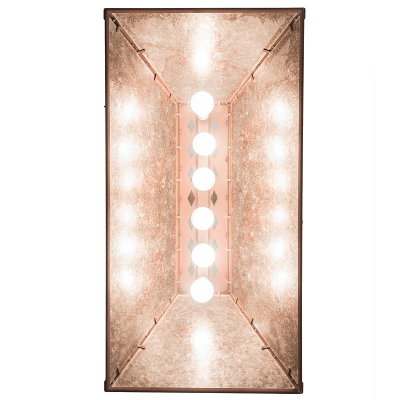 Rustic Lodge 6 - Light Pendant, Rust