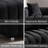 83.46'' Premium Velvet Sofa 3Seater Loveseat, Modern Bubble Upholstered Couch With Metal Base Legs And 2 Pillows For Living Room, Bedroom.-581179860