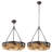 6-Light Dimmable Crystal Chandelier