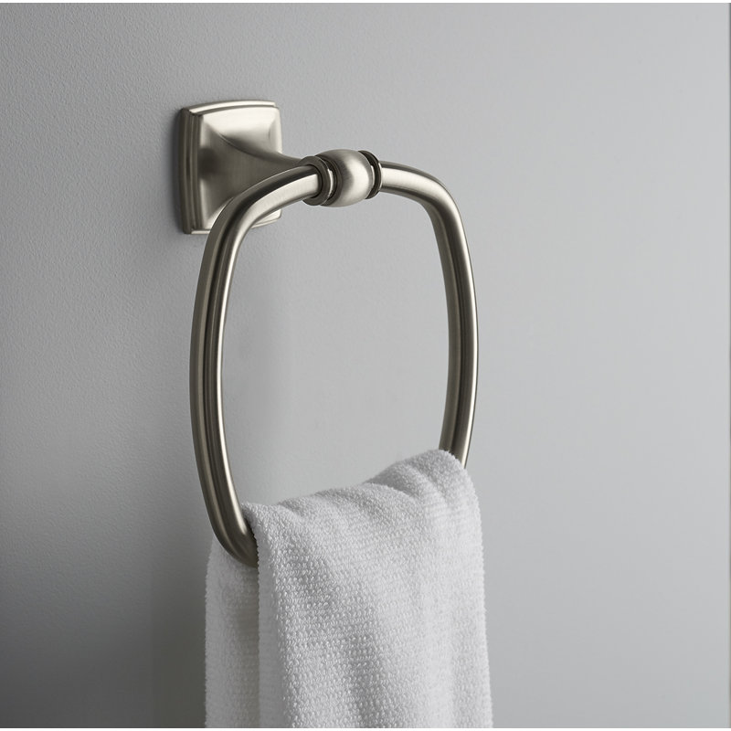 Grand Towel Ring, Vibrant Brushed Nickel