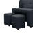 Linen Sleeper Sectional Sofa With Reversible Storage Chaise
