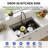 Deervalley 33" L X 22" W Drop-In Single Bowl 18-Gauge Stainless Steel Kitchen Sink With Bottom Grid